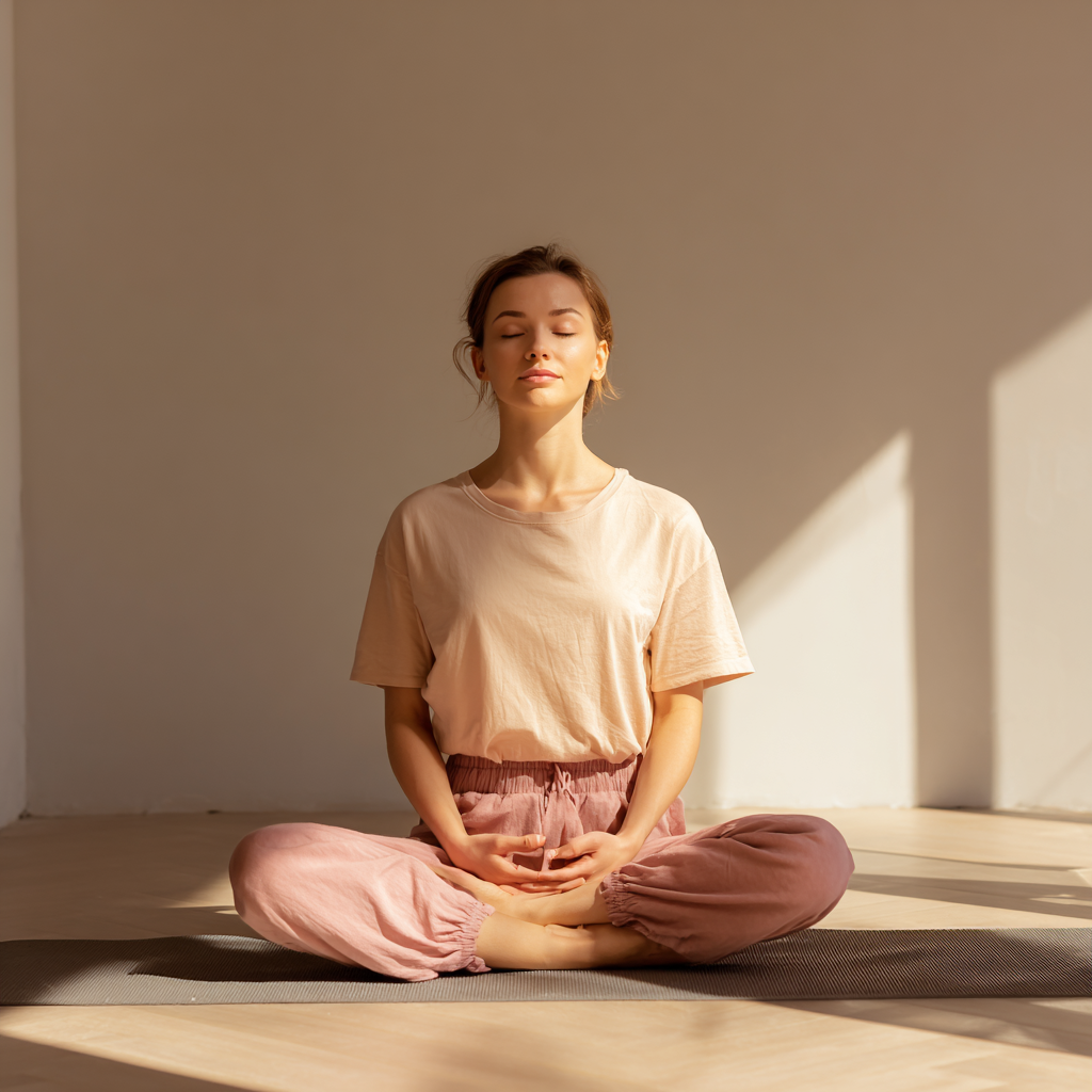 Practică yoga în natură